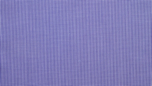 WH Taylor Shirtmakers Navy Blue Shepherds Check Poplin Men's Bespoke Shirt by whtshirtmakers.com