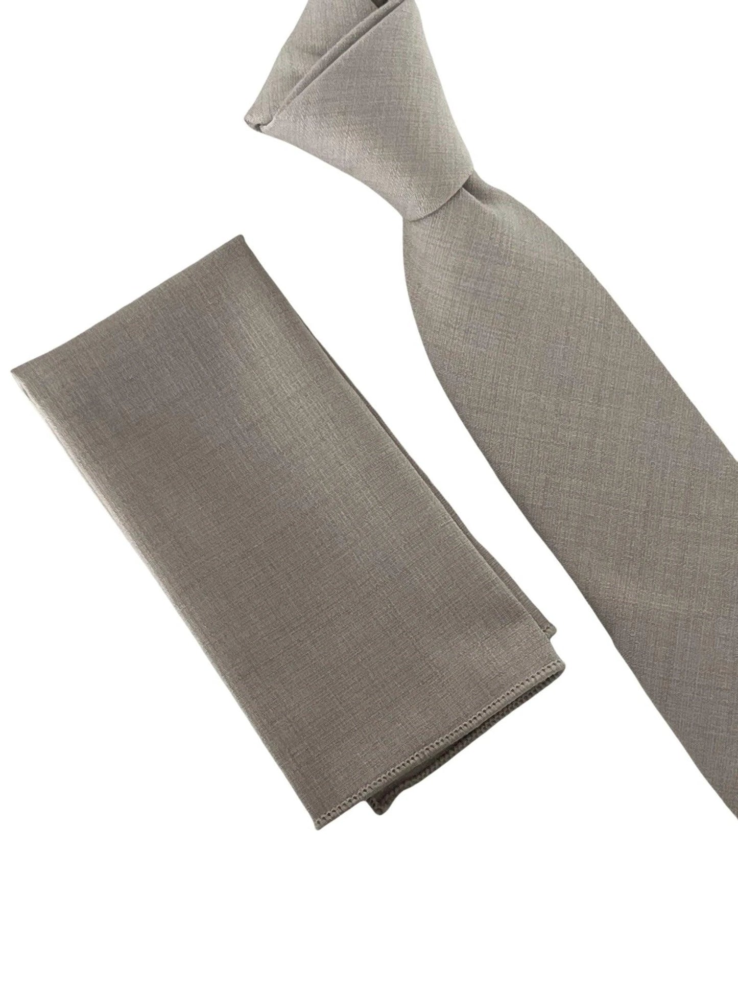 silver light pale grey bamboo pocket square by Frederick Thomas Handmade Mens Ties