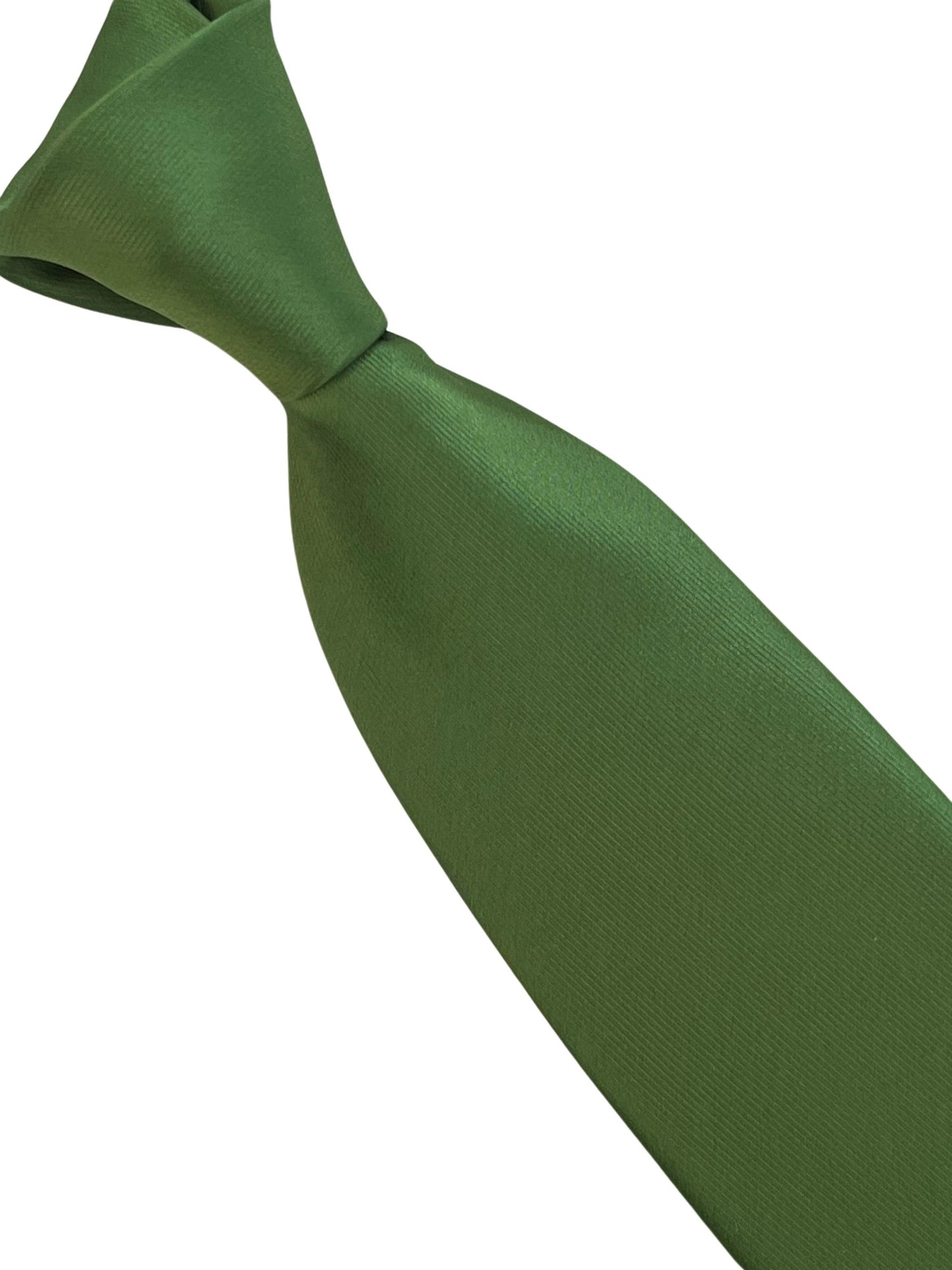 Bright, grass, leaf, lime green plain classic tie by Frederick Thomas Handmade Mens Ties