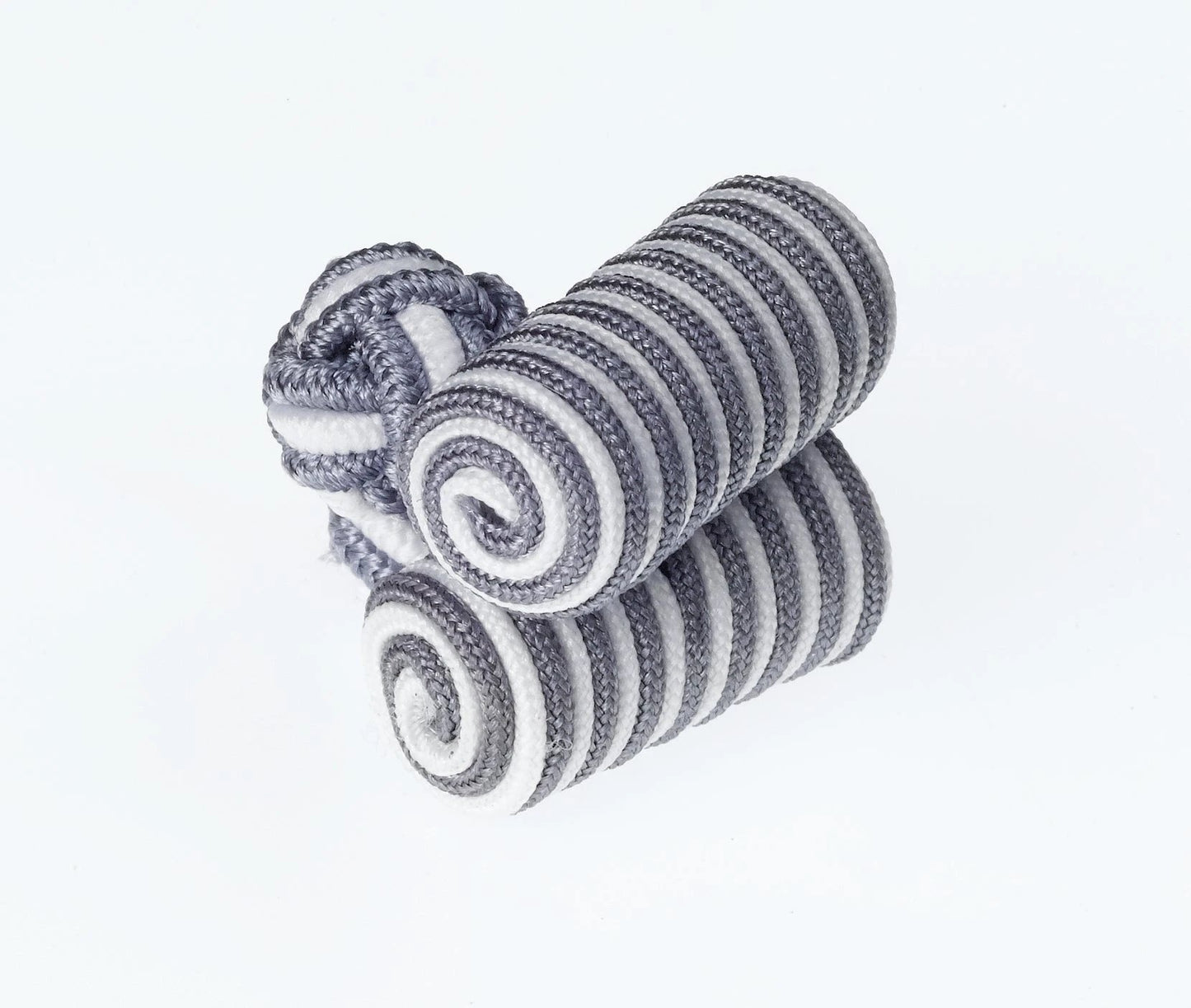 B50 Grey And White Barrel Cufflinks By Ringhart Shirting Fabrics by Ringhart Shirting Fabrics