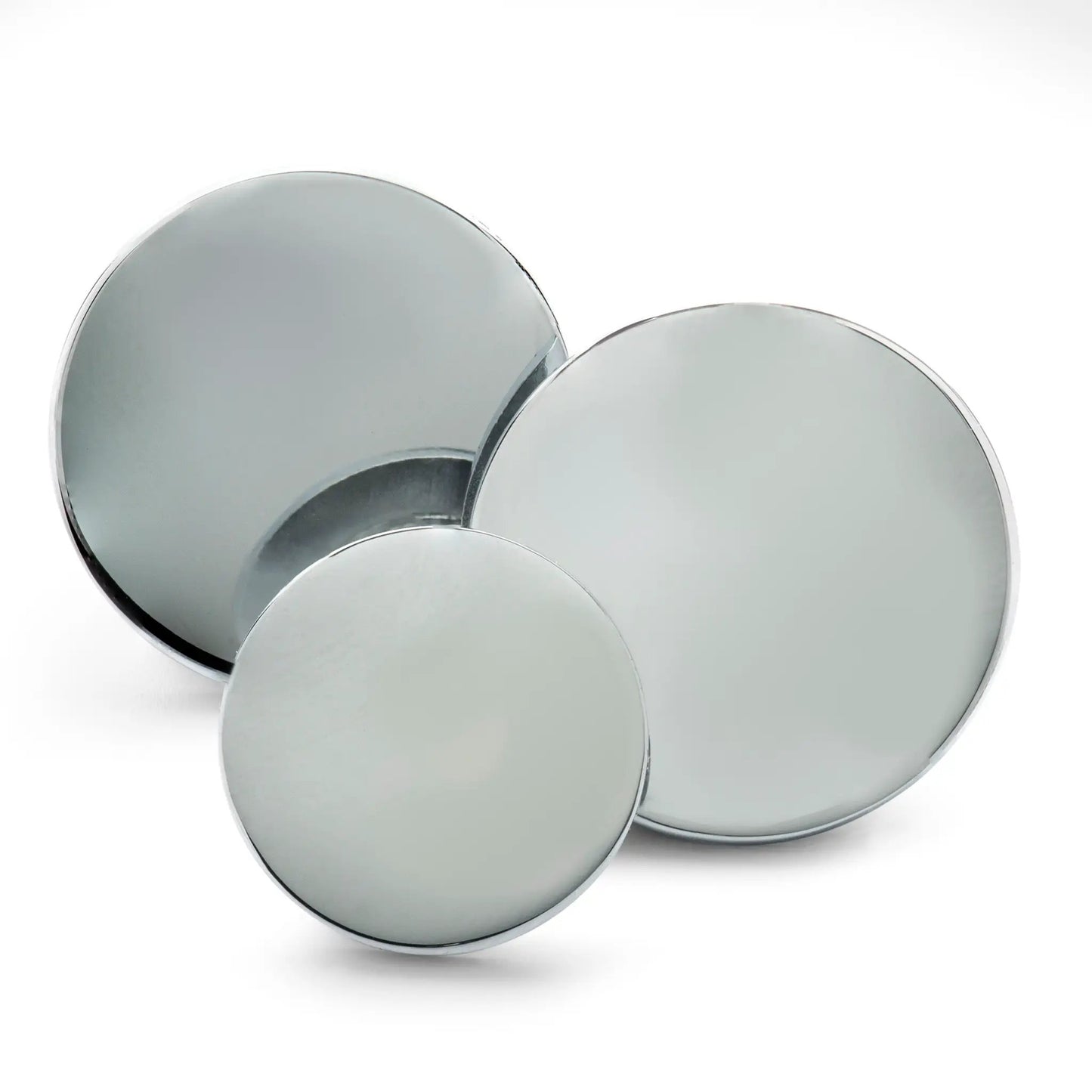 Polished Silver Blazer Button Set by Benson & Clegg