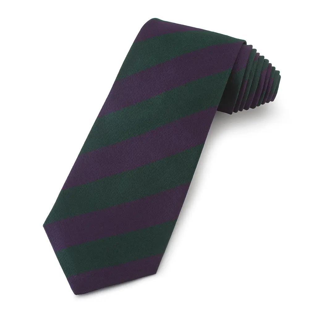 Highland Brigade Three-Fold Silk Reppe Tie by Benson & Clegg