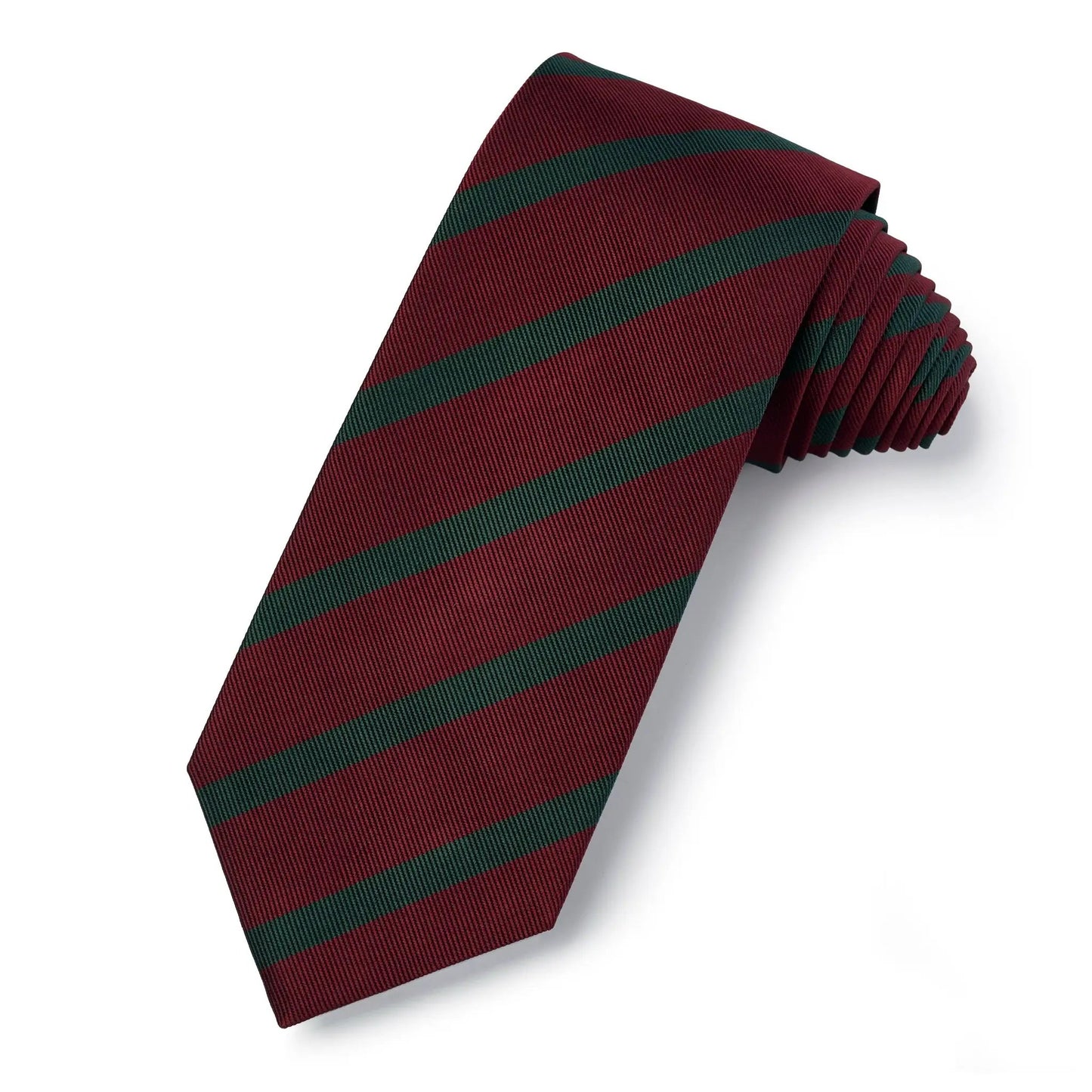 Lord Strathcona Horse Three-Fold Silk Reppe Tie by Benson & Clegg