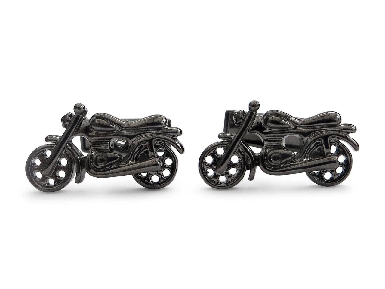 black motorbike cufflinks by Frederick Thomas Handmade Mens Ties