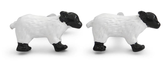 white and black sheep cufflinks by Frederick Thomas Handmade Mens Ties