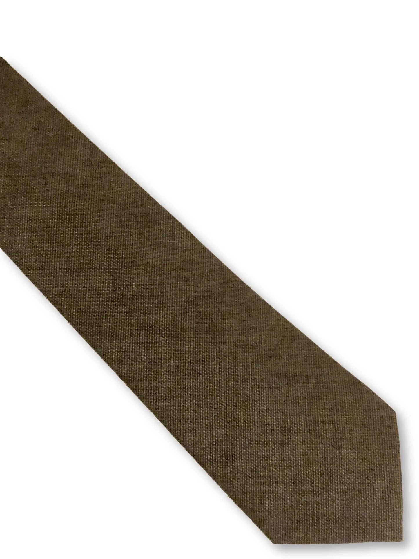 dark grey linen tie by Frederick Thomas Handmade Mens Ties