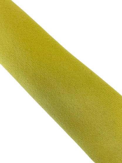 bright mustard sunshine yellow wool slim tie by Frederick Thomas Handmade Mens Ties