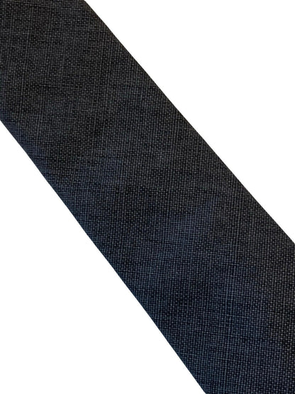 Dark Taupe Smokey Grey Brown Men's Linen Tie by Frederick Thomas - Handmade Linen Craftsmanship for Quiet Luxury by Frederick Thomas Handmade Mens Ties
