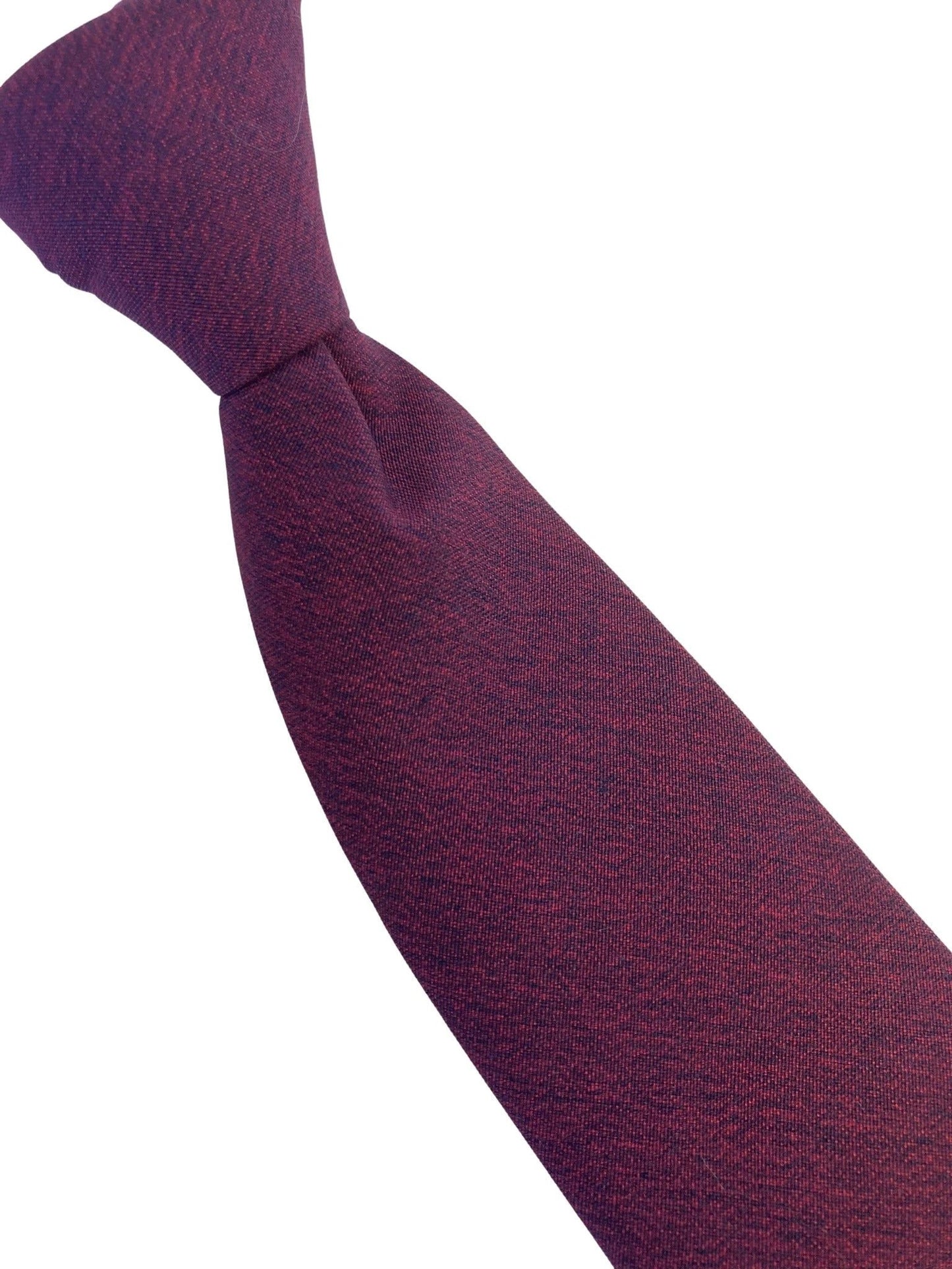 Maroon Purple Cotton Men's Tie - Handcrafted Elegance For Distinguished Professional Style And Comfort by Frederick Thomas Handmade Mens Ties