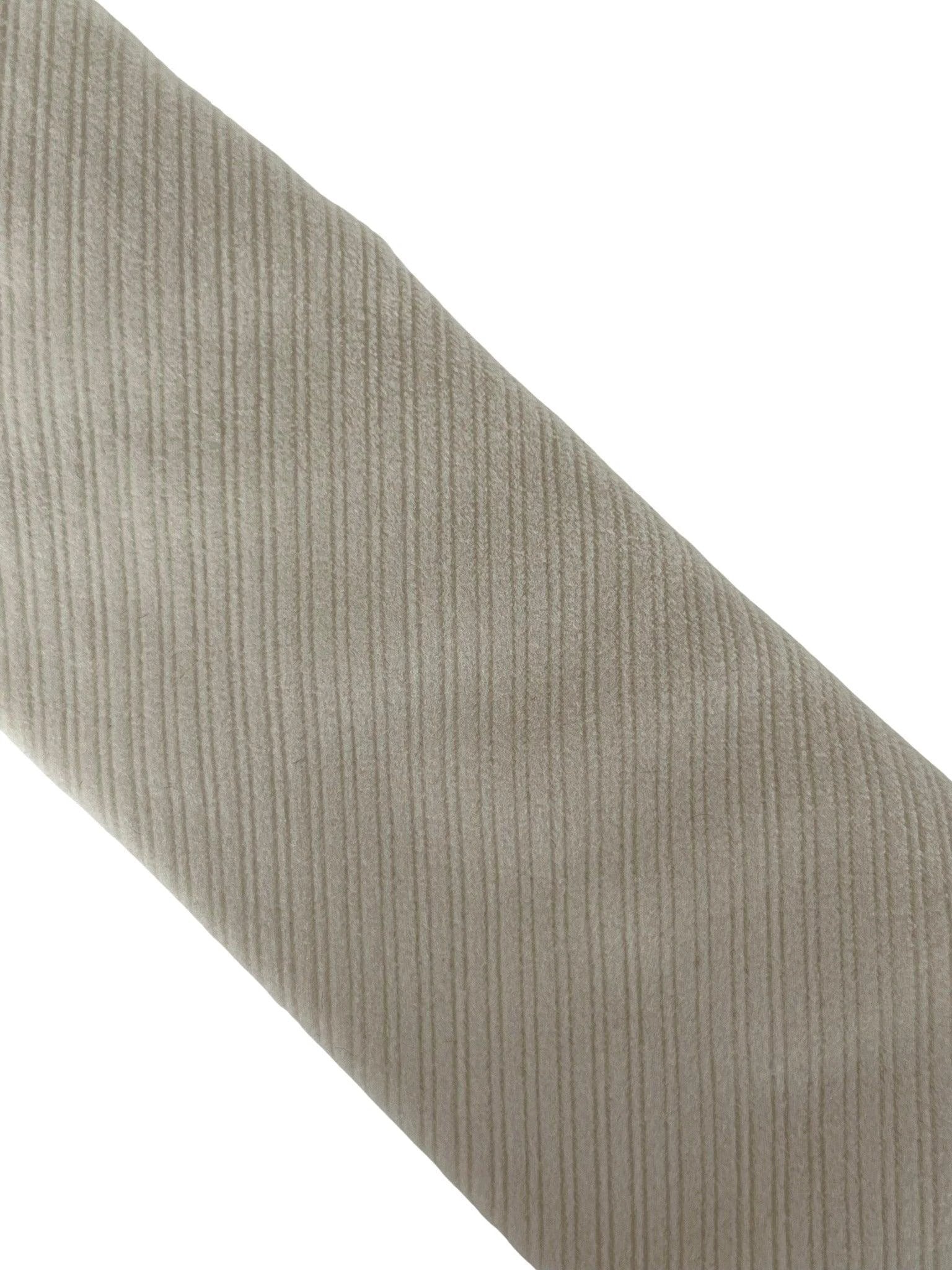 Ivory Cream Velvet Feel Tie for the Luxury Professional Man - Soft Velvet Finish Delivers Subtle Sophistication by Frederick Thomas Handmade Mens Ties