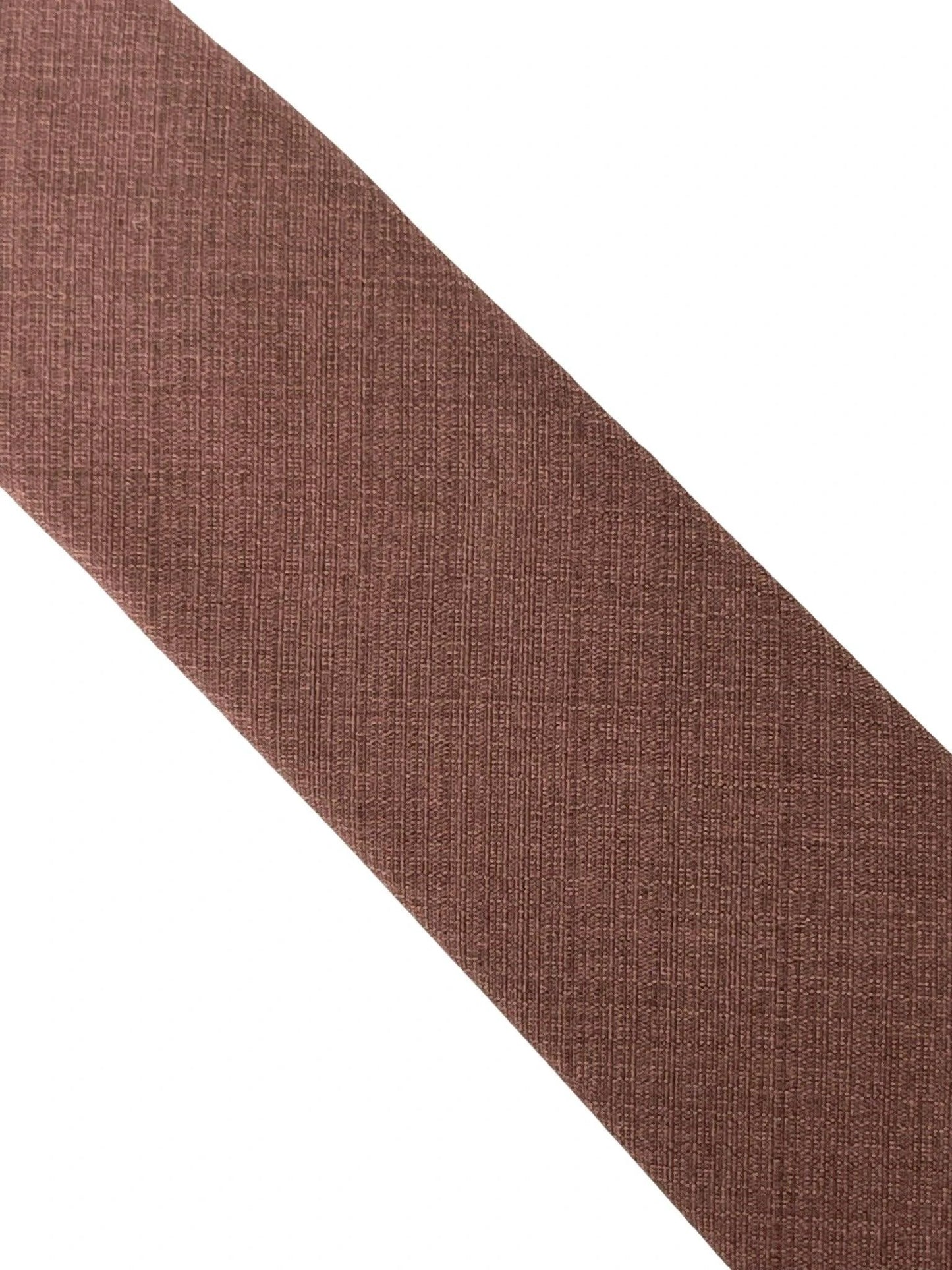 Matching Dusty Earthy Red Brick Bamboo Tie And Pocket Square - Handcrafted Luxury Set For Charcoal Navy And Grey Suits by Frederick Thomas Handmade Mens Ties