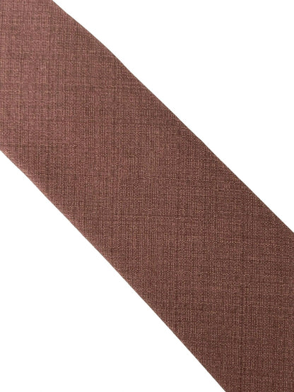 Dusky Dusty Earthy Red Brick Bamboo Tie - Handmade From Eco Friendly Bamboo Fabric For Luxury Longevity And Ethics by Frederick Thomas Handmade Mens Ties