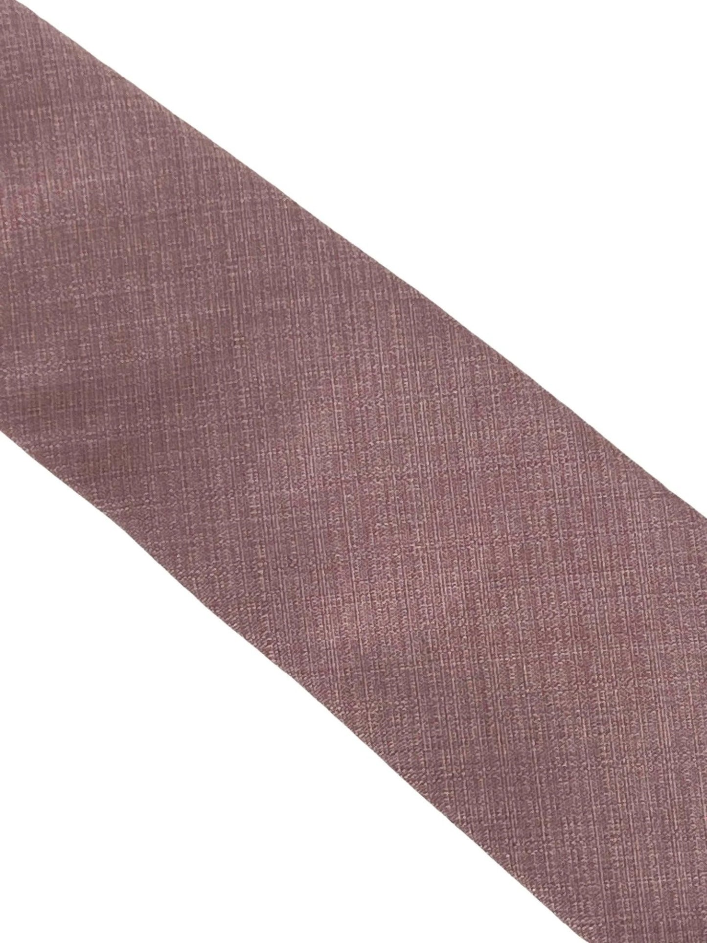 Frederick Thomas Dusky Pink Brick Bamboo Tie And Pocket Square - Coordinated Set For Polished Luxury by Frederick Thomas Handmade Mens Ties
