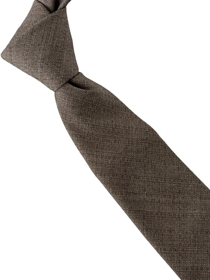 Beige Taupe Brown Bamboo Tie - Handcrafted Luxury With Natural Bamboo Fibre Texture by Frederick Thomas Handmade Mens Ties