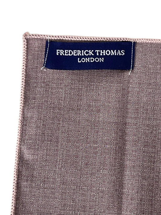 Mauve Brown Bamboo Pocket Square - Handmade Bamboo Accessory With Luxurious Soft Handle And Natural Drape by Frederick Thomas Handmade Mens Ties