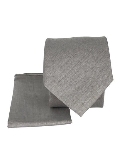 silver light pale grey bamboo pocket square by Frederick Thomas Handmade Mens Ties