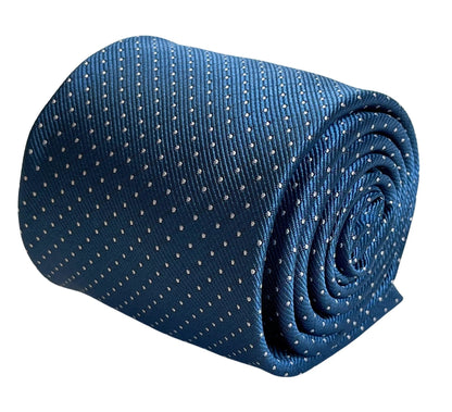 Frederick Thomas Handmade Tie Cobalt Blue - Signature Floral Pattern For Subtle Sophistication by Frederick Thomas Handmade Mens Ties