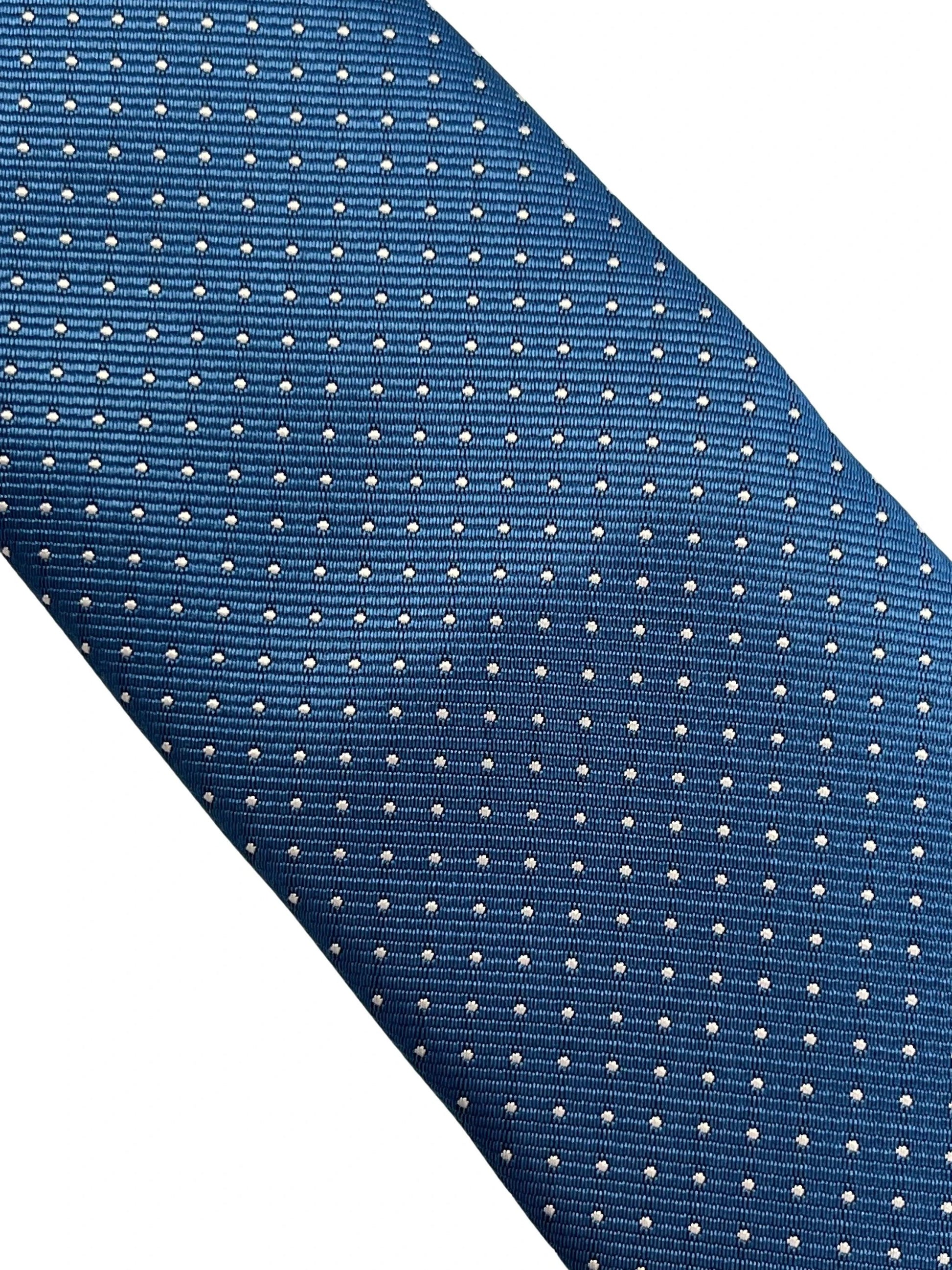 Frederick Thomas Handmade Tie Cobalt Blue - Signature Floral Pattern For Subtle Sophistication by Frederick Thomas Handmade Mens Ties
