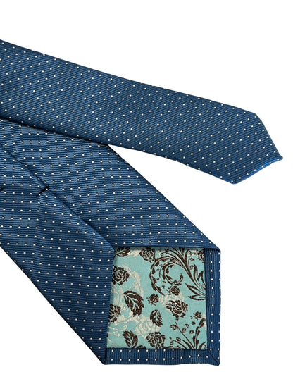 Frederick Thomas Handmade Tie Cobalt Blue - Signature Floral Pattern For Subtle Sophistication by Frederick Thomas Handmade Mens Ties