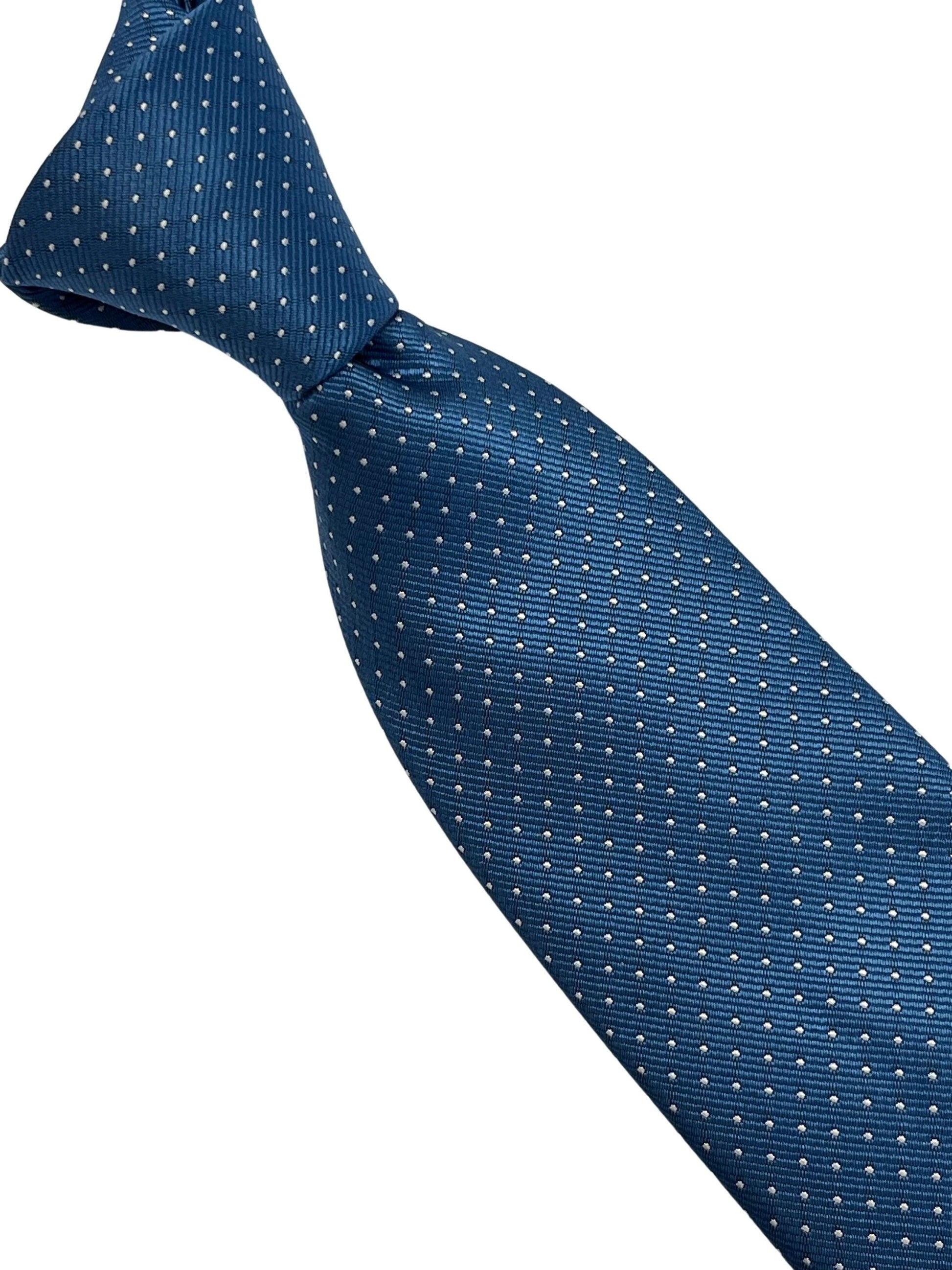 Frederick Thomas Handmade Tie Cobalt Blue - Signature Floral Pattern For Subtle Sophistication by Frederick Thomas Handmade Mens Ties