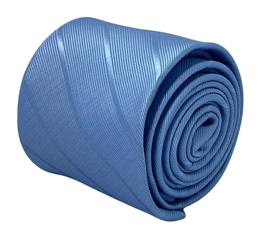 light pale blue tie with subtle stripe by Frederick Thomas Handmade Mens Ties