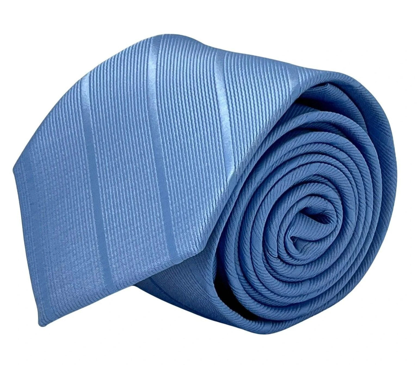 light pale blue tie with subtle stripe by Frederick Thomas Handmade Mens Ties