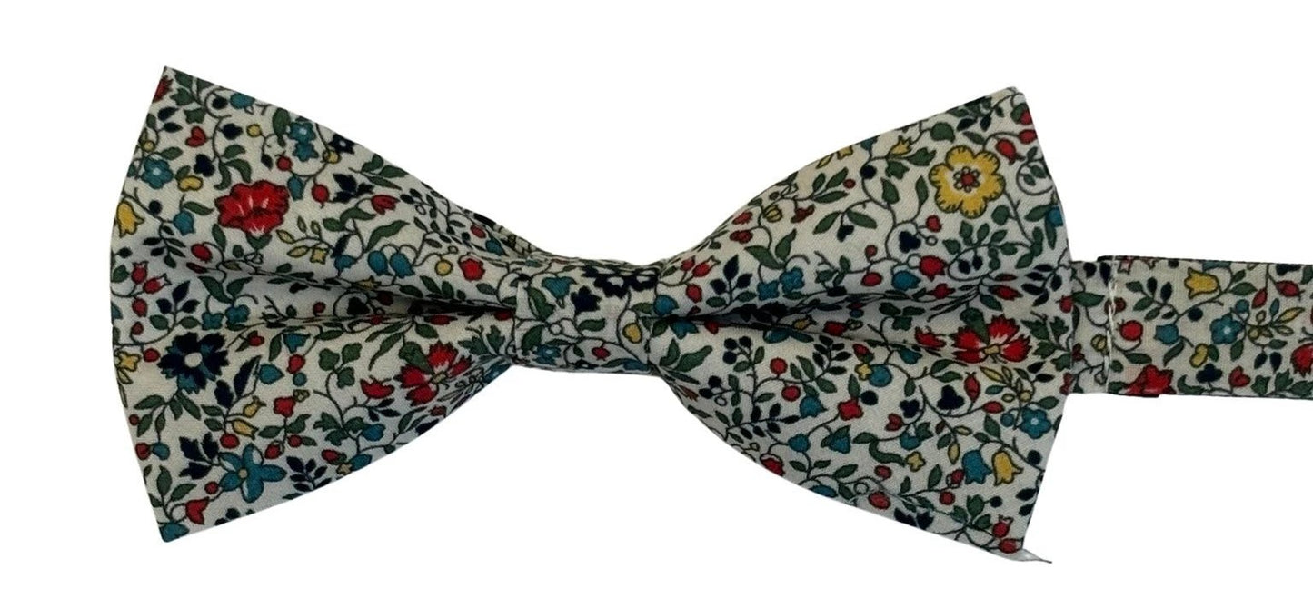 Liberty Style Ditsy Floral English Wildflower Design Child's Bow Tie by Frederick Thomas Handmade Mens Ties