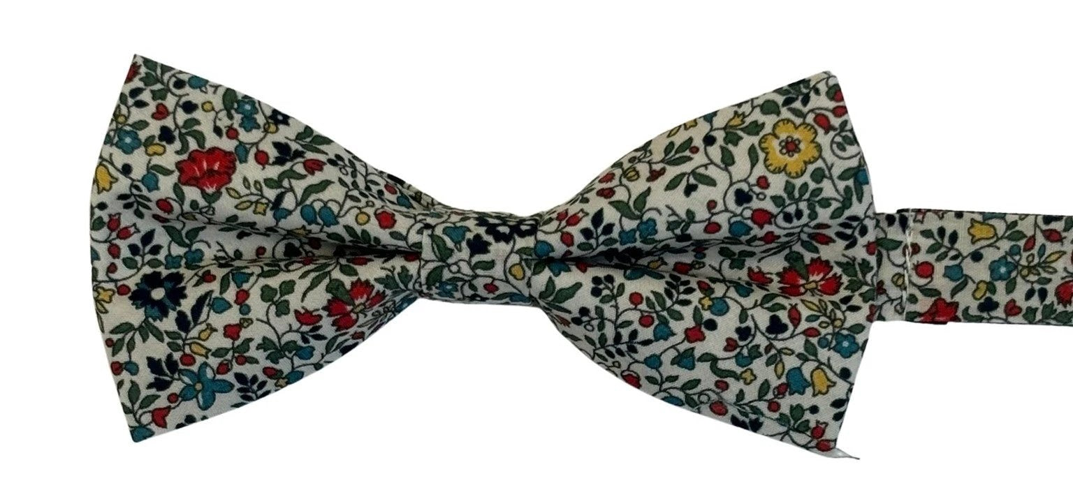 Liberty Style Ditsy Floral English Wildflower Design Child's Bow Tie by Frederick Thomas Handmade Mens Ties