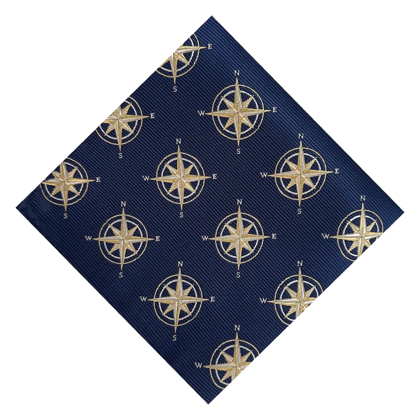 Compass Pocket Square by OFL Ties