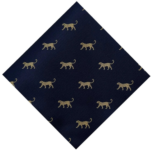 Amur Leopard Pocket Square by OFL Ties