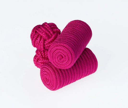 Magenta Barrel Cufflinks by Ringhart Shirting Fabrics by Ringhart Shirting Fabrics