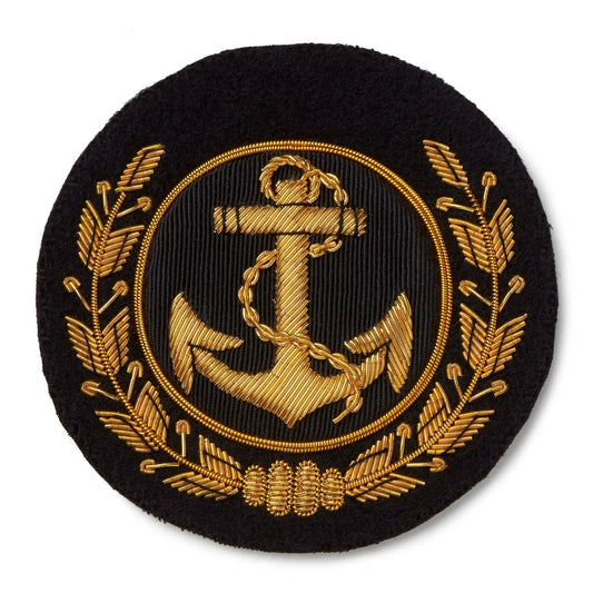 Anchor & Wreath Blazer Badge by Benson & Clegg