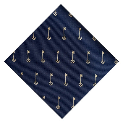 Key Pocket Square by OFL Ties