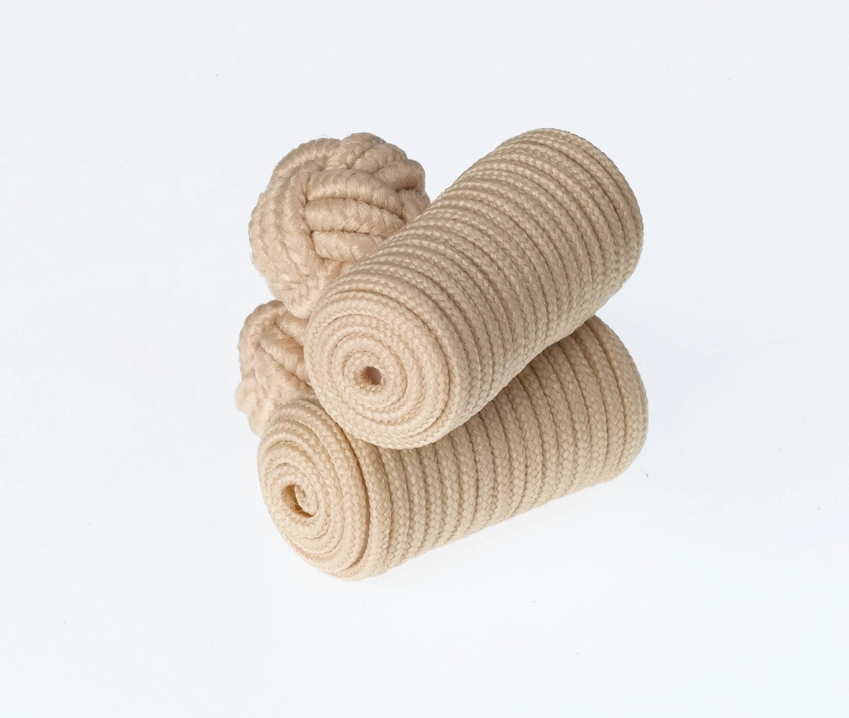 Tan Barrels Cufflinks by Ringhart Shirting Fabrics UK Made by Ringhart Shirting Fabrics