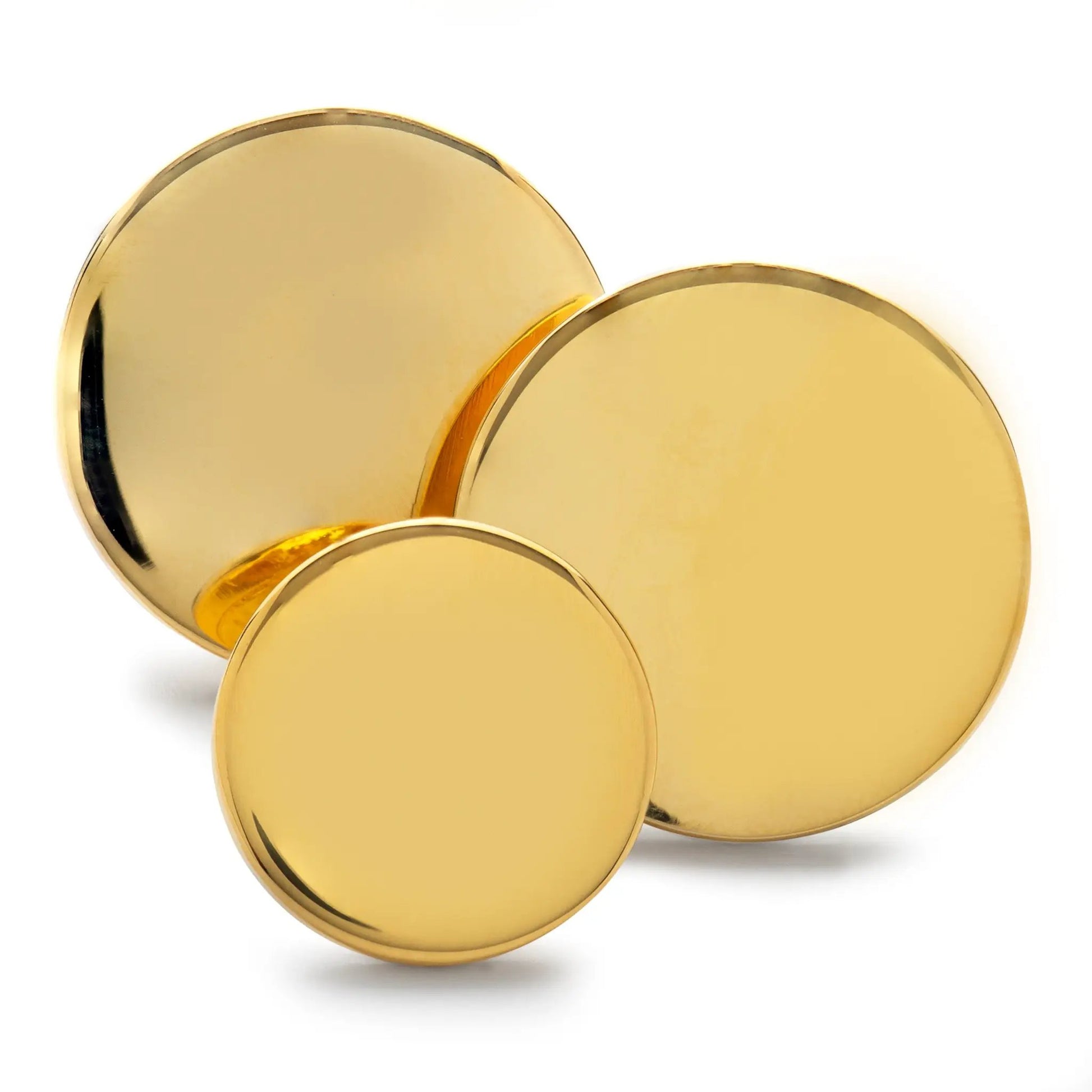 Polished Gold Blazer Button by Benson & Clegg