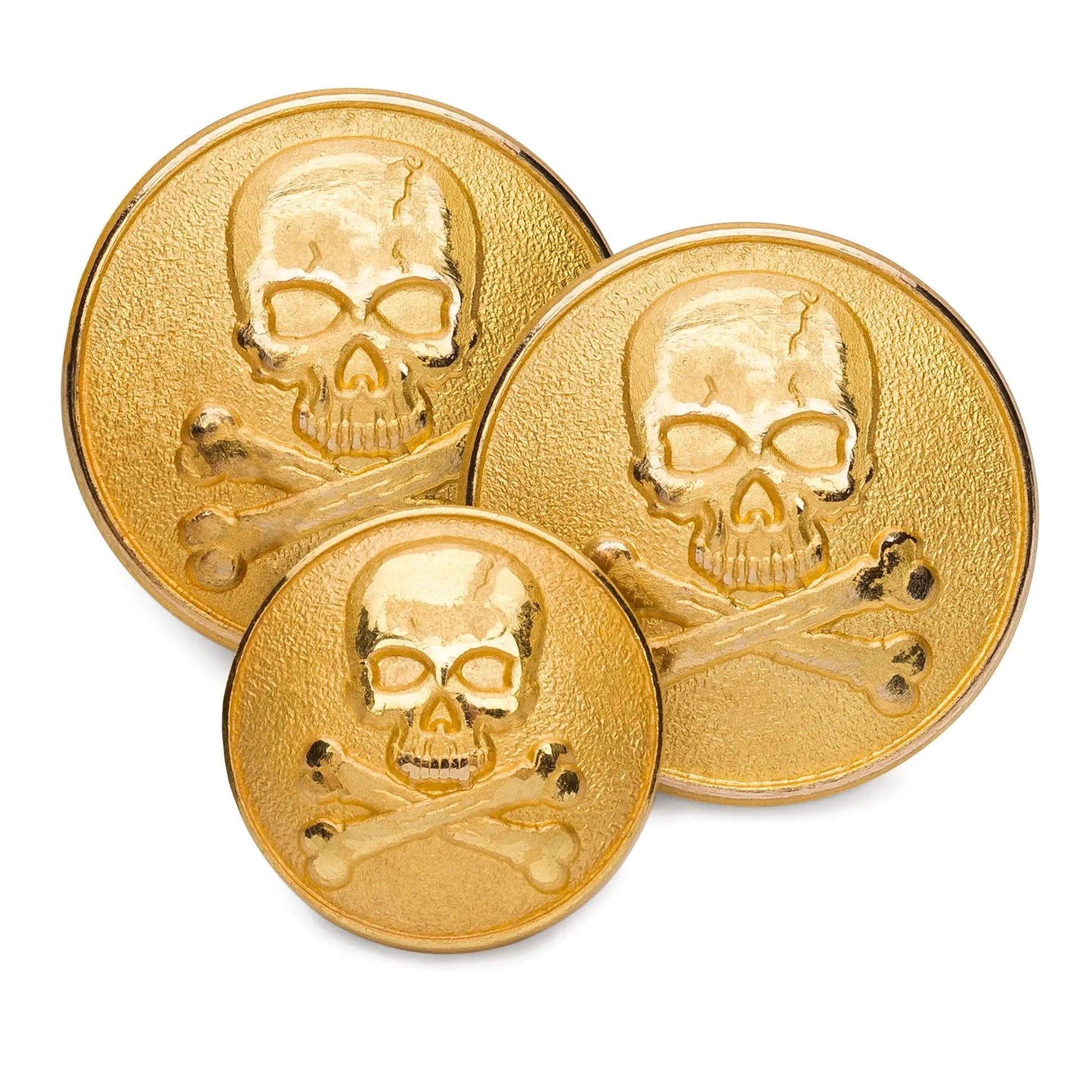 Skull & Crossbones Blazer Button by Benson & Clegg