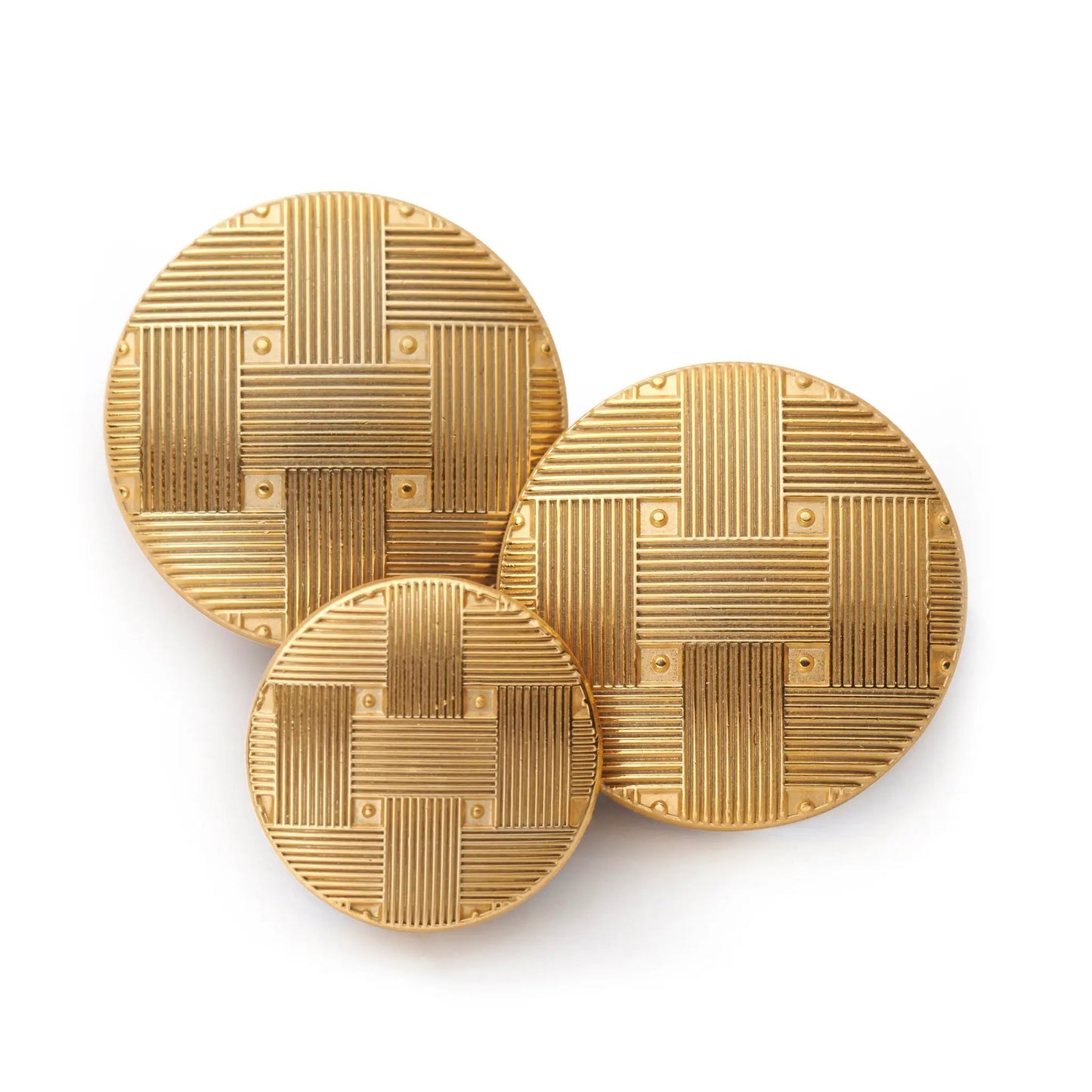 Coarse Weave Blazer Button Set by Benson & Clegg