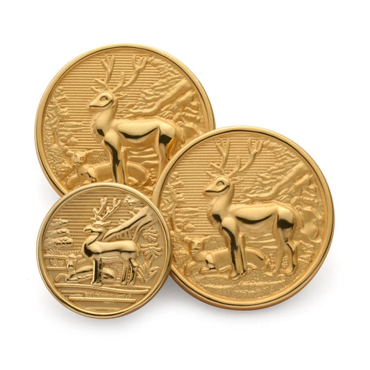 Stag And Hind Blazer Button by Benson & Clegg