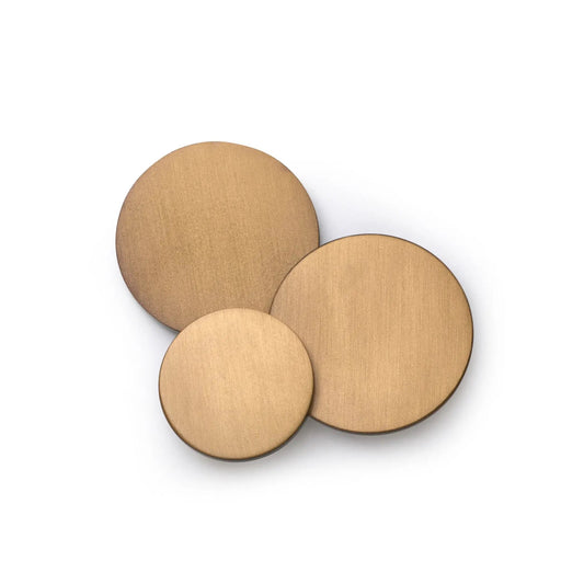 Brushed Bronze Blazer Button by Benson & Clegg