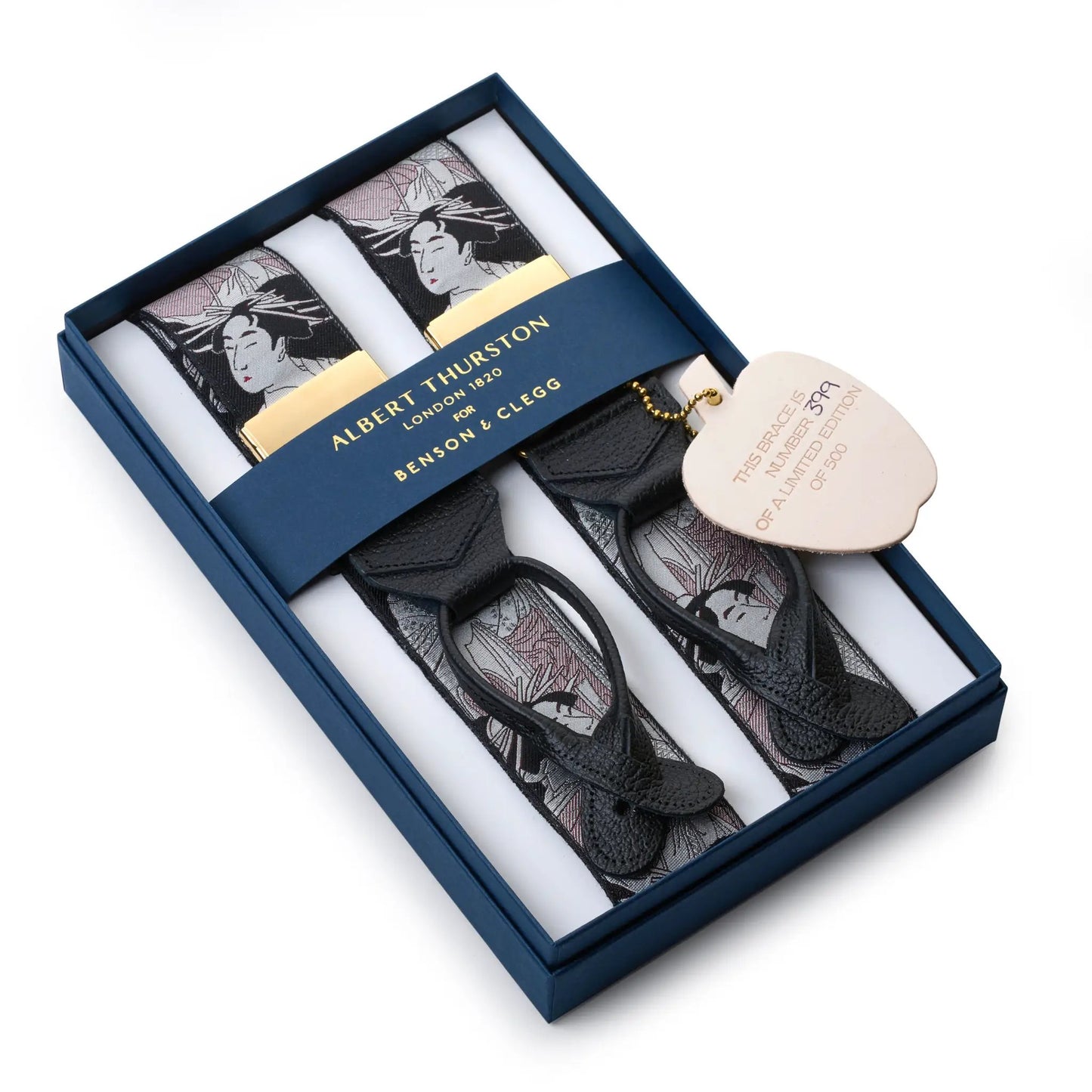Japanese Lady Limited Edition Luxury Braces by Benson & Clegg