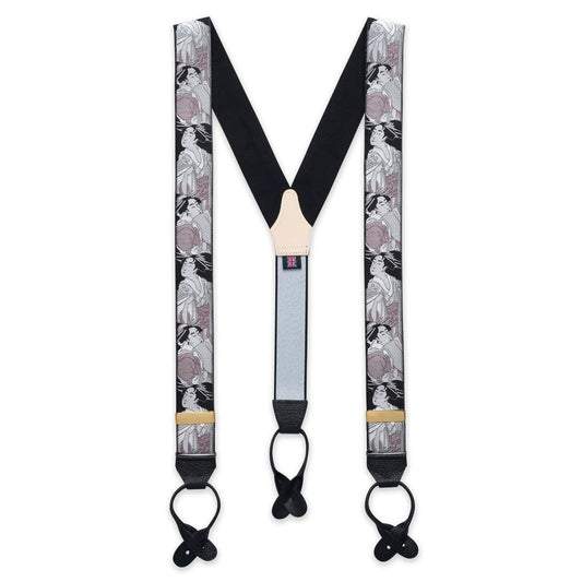 Japanese Lady Limited Edition Luxury Braces by Benson & Clegg