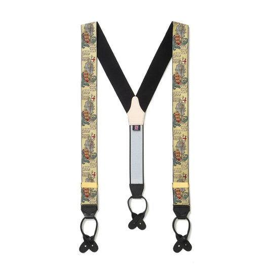 St George & The Dragon Limited Edition Luxury Braces by Benson & Clegg
