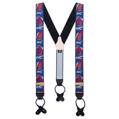 Thirties Travel Limited Edition Luxury Braces by Benson & Clegg