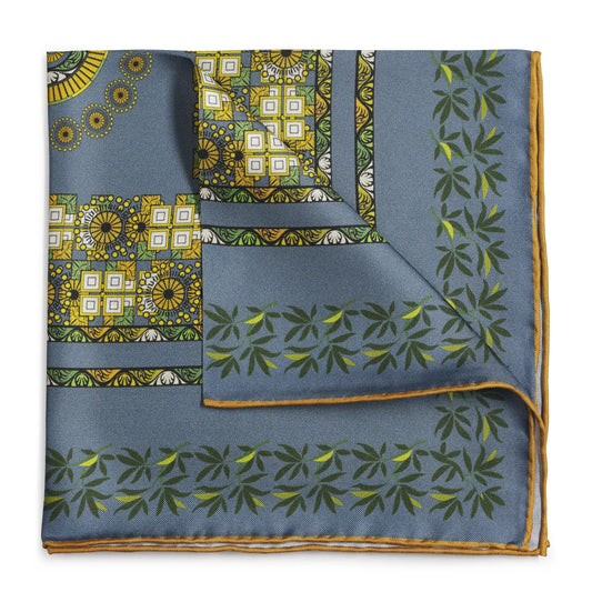 Criterion Bar Sunburst Pocket Square by Benson & Clegg