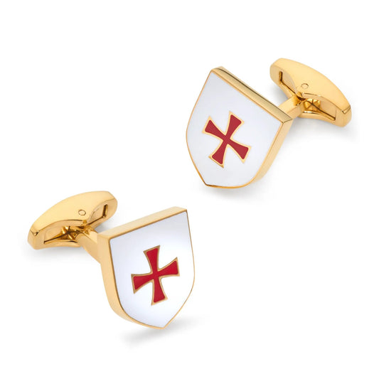 Knights Templar Cufflinks by Benson & Clegg
