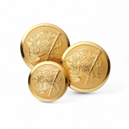 Richard The Lionheart Banner Blazer Button by Benson & Clegg