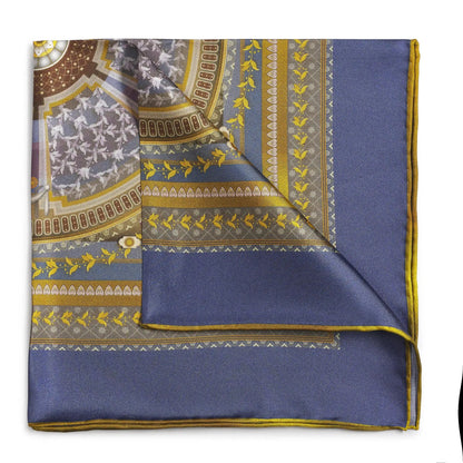 Criterion Theatre Blue Pocket Square by Benson & Clegg