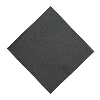 Black Noir Textured Pocket Square by OFL Ties