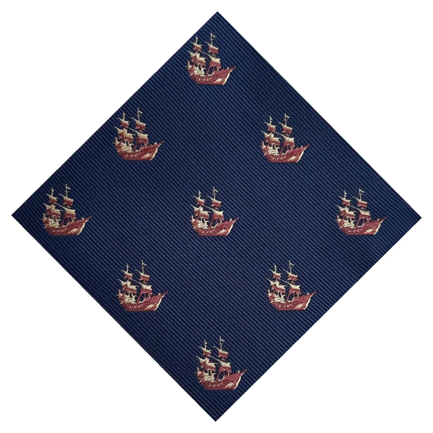 Nautical Sailing Ship Pocket Square by OFL Ties