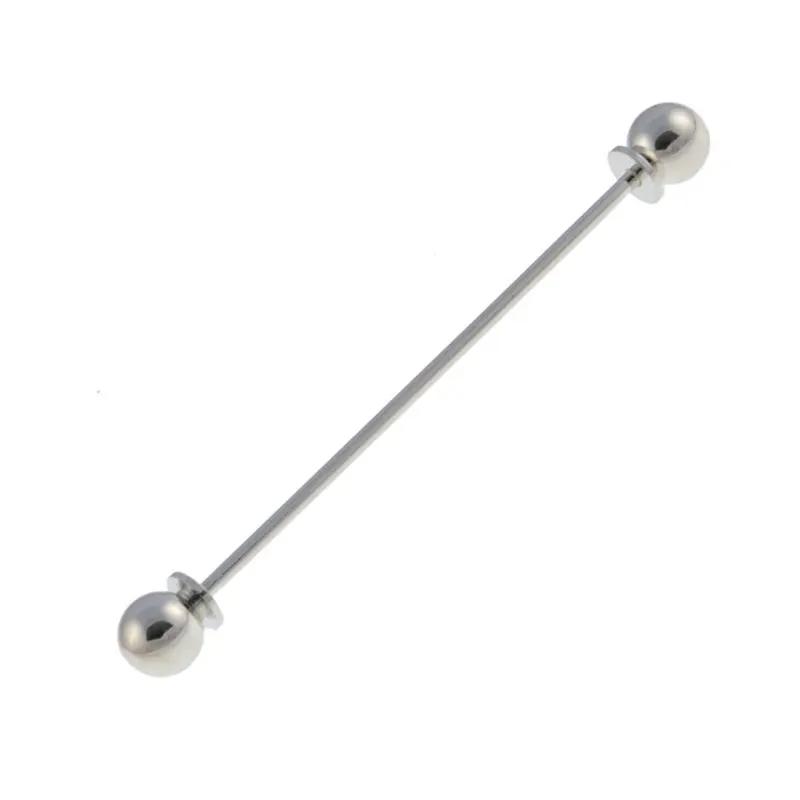 Collar Bar In Silver by Benson & Clegg